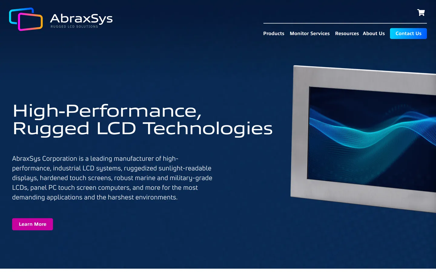 Abraxsys Corp website screenshot