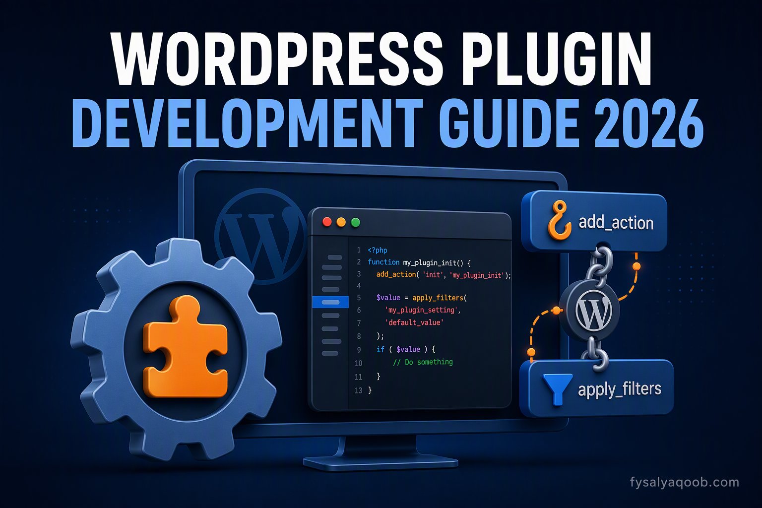 WordPress Plugin Development: Complete Guide with Code Examples (2026) — Development guide thumbnail
