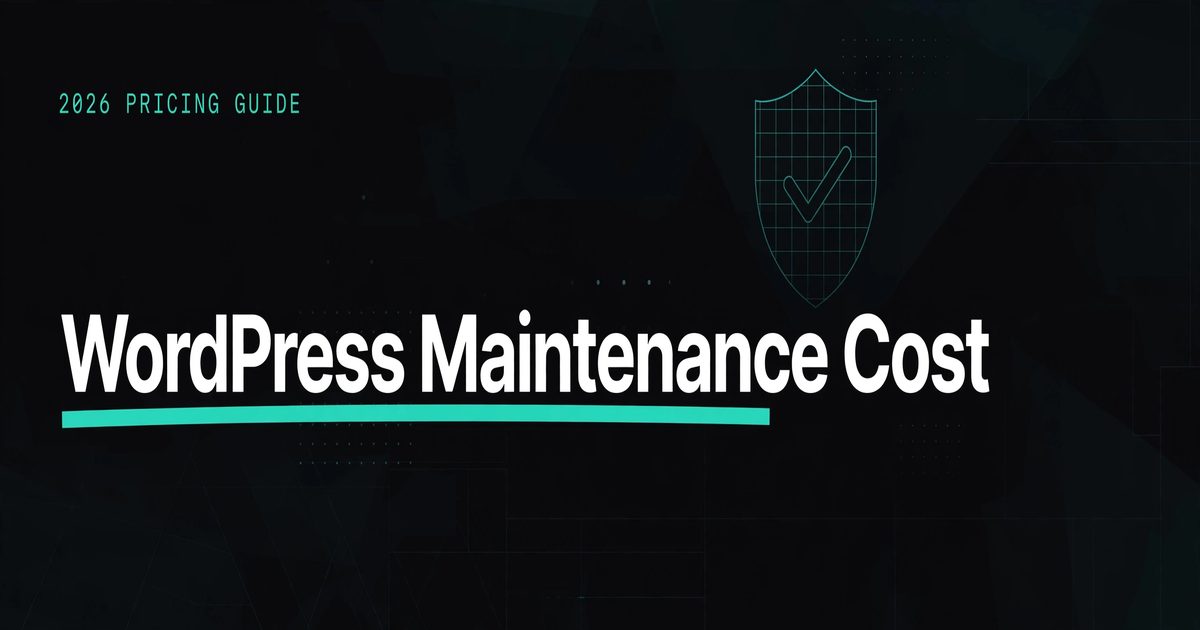 WordPress Maintenance Cost in 2026: What You Should Actually Pay — Tutorials guide thumbnail