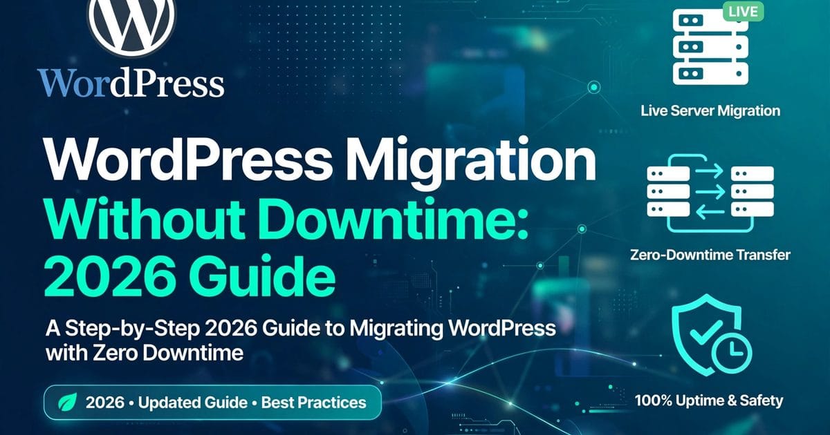WordPress Migration Without Downtime: 2026 Guide (or Hire It Done) — Tutorials guide thumbnail